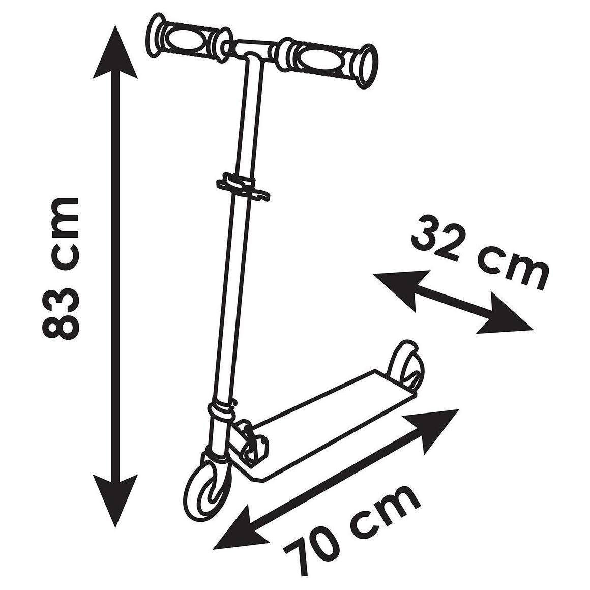 Trottinette 2 roues FLEXXY 121 mm pour les enfants dès 4 ans - Rose FLUXX