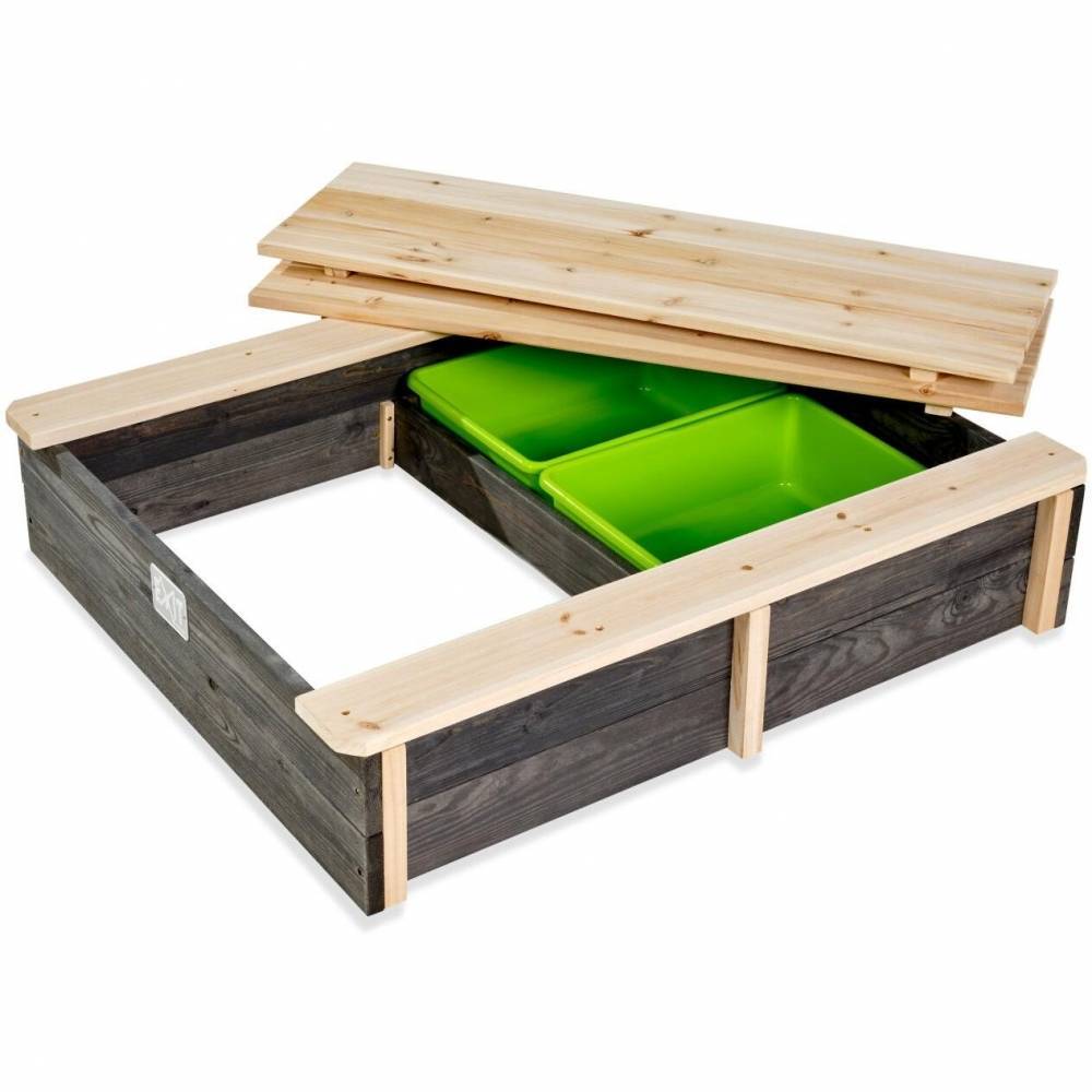 Lot De 2 Bacs à Sable Sensoriels Avec Couvercle Et Poignée - Plateau D'Activité Portable Pour Enfants - Bleu Et Rose