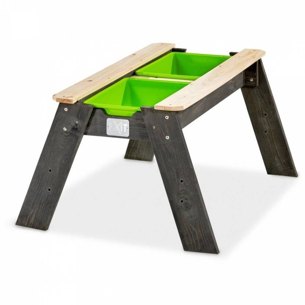 Ensemble de Table de Sable et D'Eau avec Couvercle de Plage Jouets de Plage Jeu de Bac à Sable